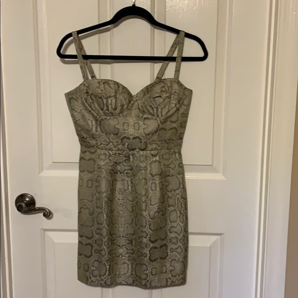 Snakeskin Print Galina Sobilev Dress